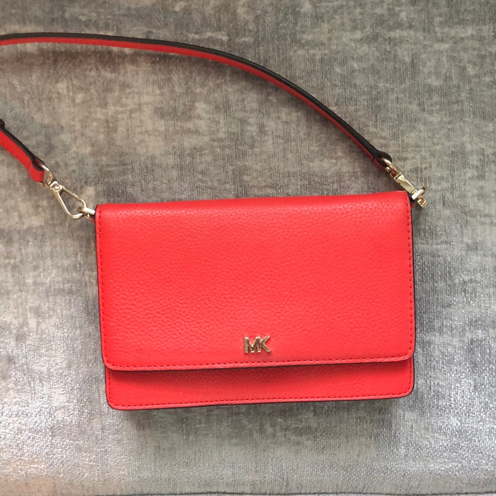 Michael Kors Red Crossbody Purse